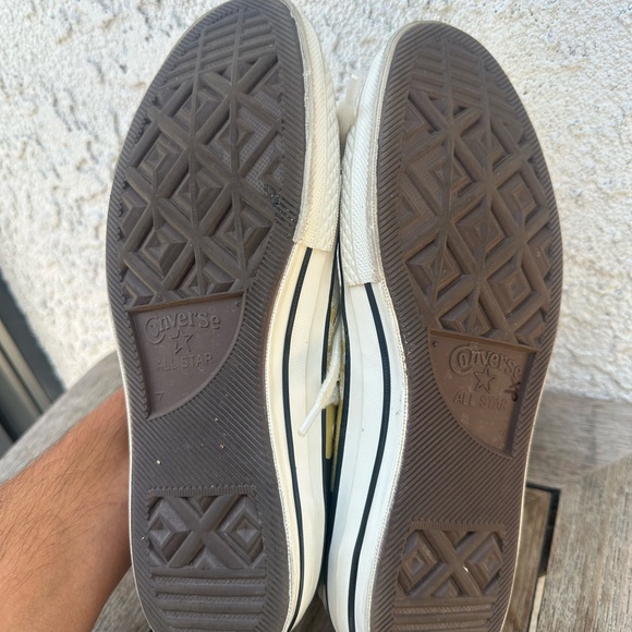 Converse Chuck 70 Hi "Hybrid Floral" Shoes Saturn Gold-Black Women 9 / Men 7 - Picture 5 of 7